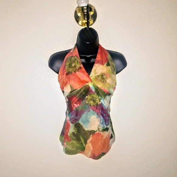 Cache Floral Halter Top - Picture 4 of 6